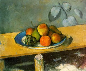  Uvas Pintura - Manzanas, peras y uvas Paul Cezanne Impresionismo bodegón